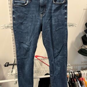 Express Men's Deep Indigo Skinny Jeans